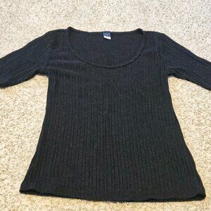 Old Navy ribbed black top